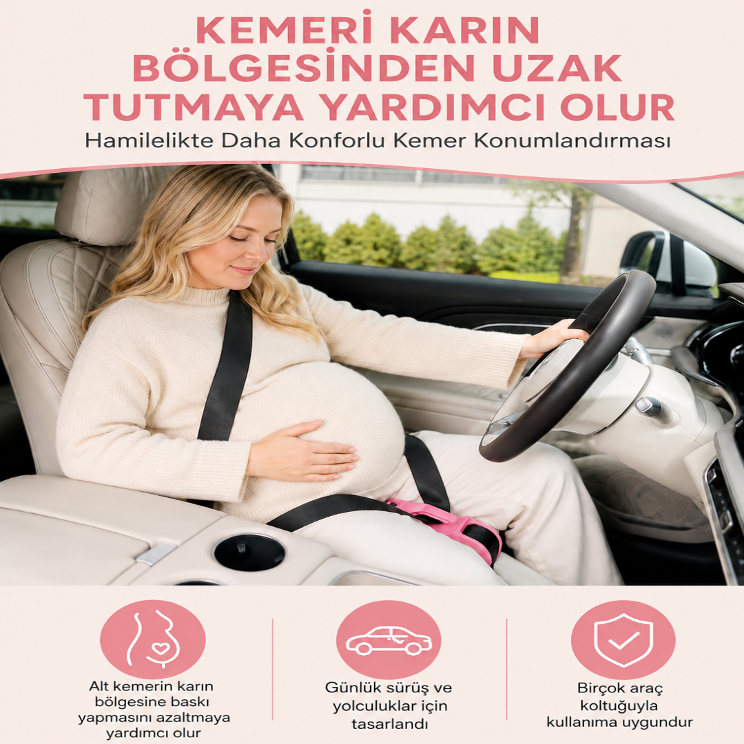 MAMİSTA™ Hamile Emniyet Kemeri Aparatı