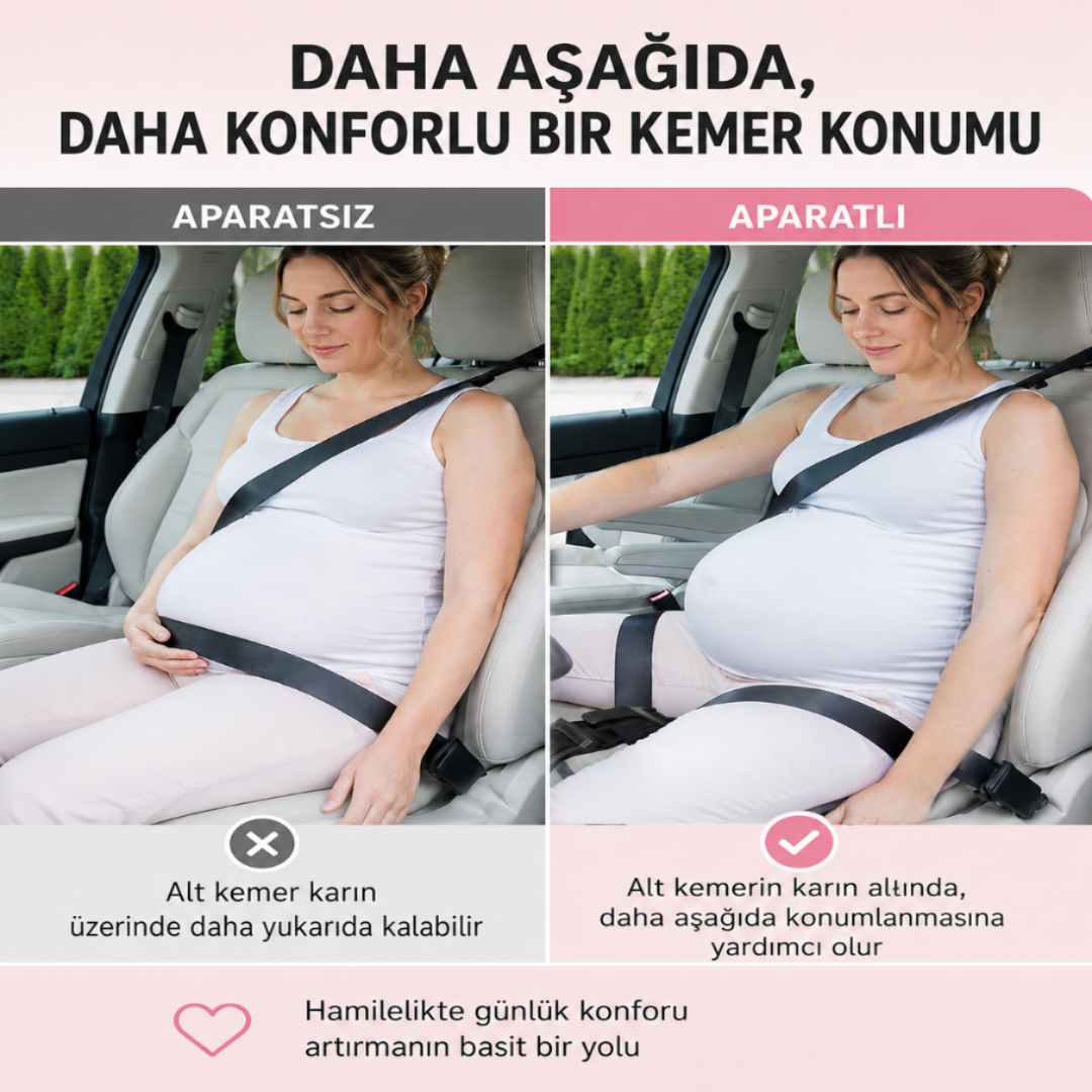 MAMİSTA™ Hamile Emniyet Kemeri Aparatı