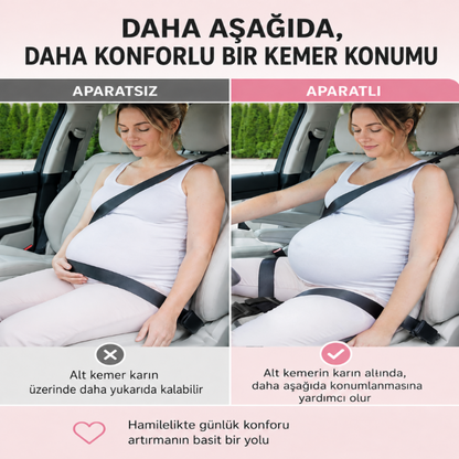 MAMİSTA™ Hamile Emniyet Kemeri Aparatı