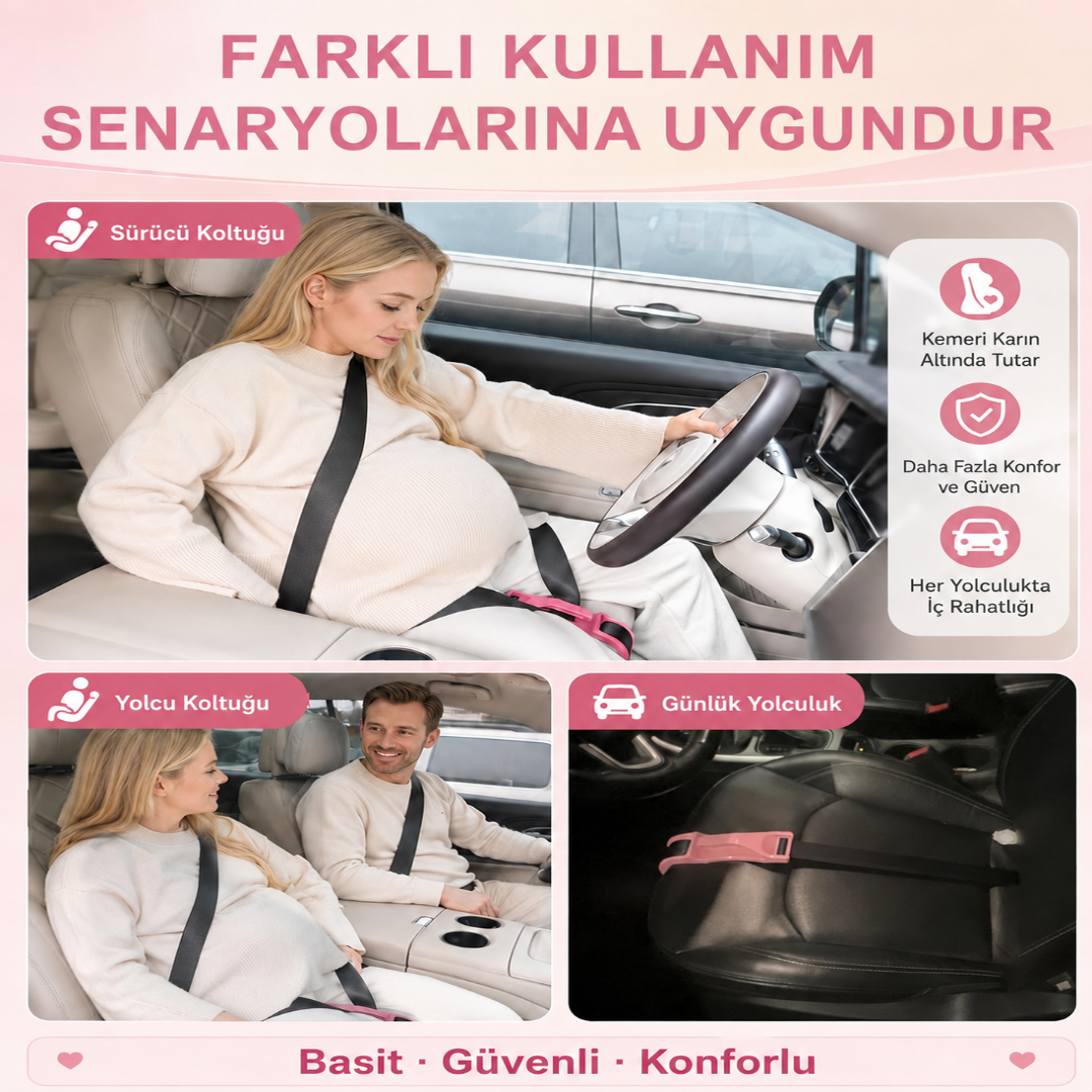 MAMİSTA™ Hamile Emniyet Kemeri Aparatı